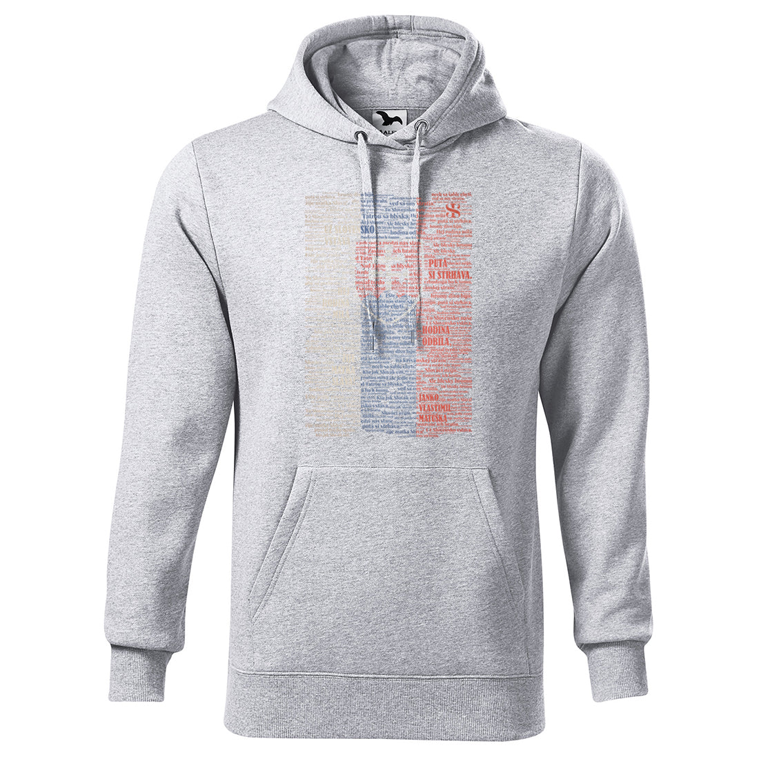 Pánska mikina – SLOVENSKÁ ZÁSTAVA – UŽ SLOVENSKO VSTÁVA