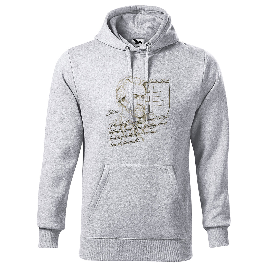 Pánska mikina s kapucňou – Janko Kráľ