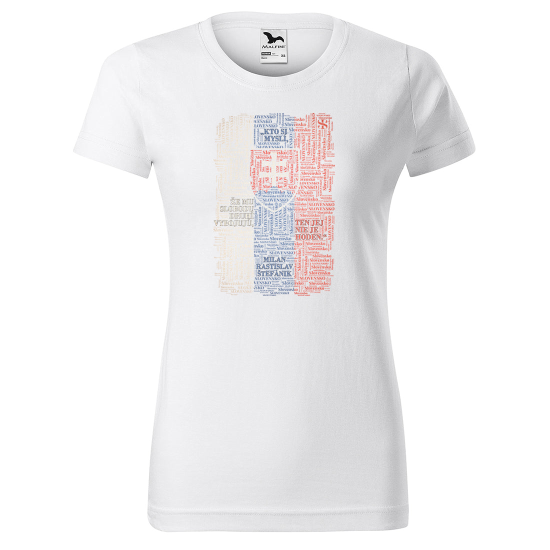 Dámske tričko – SLOVENSKÁ ZÁSTAVA – SLOBODA