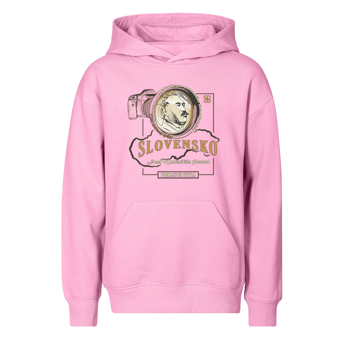 Detská mikina s kapucňou – Jozef Maximilián Petzval