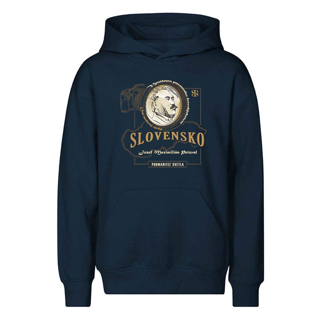 Detská mikina s kapucňou – Jozef Maximilián Petzval