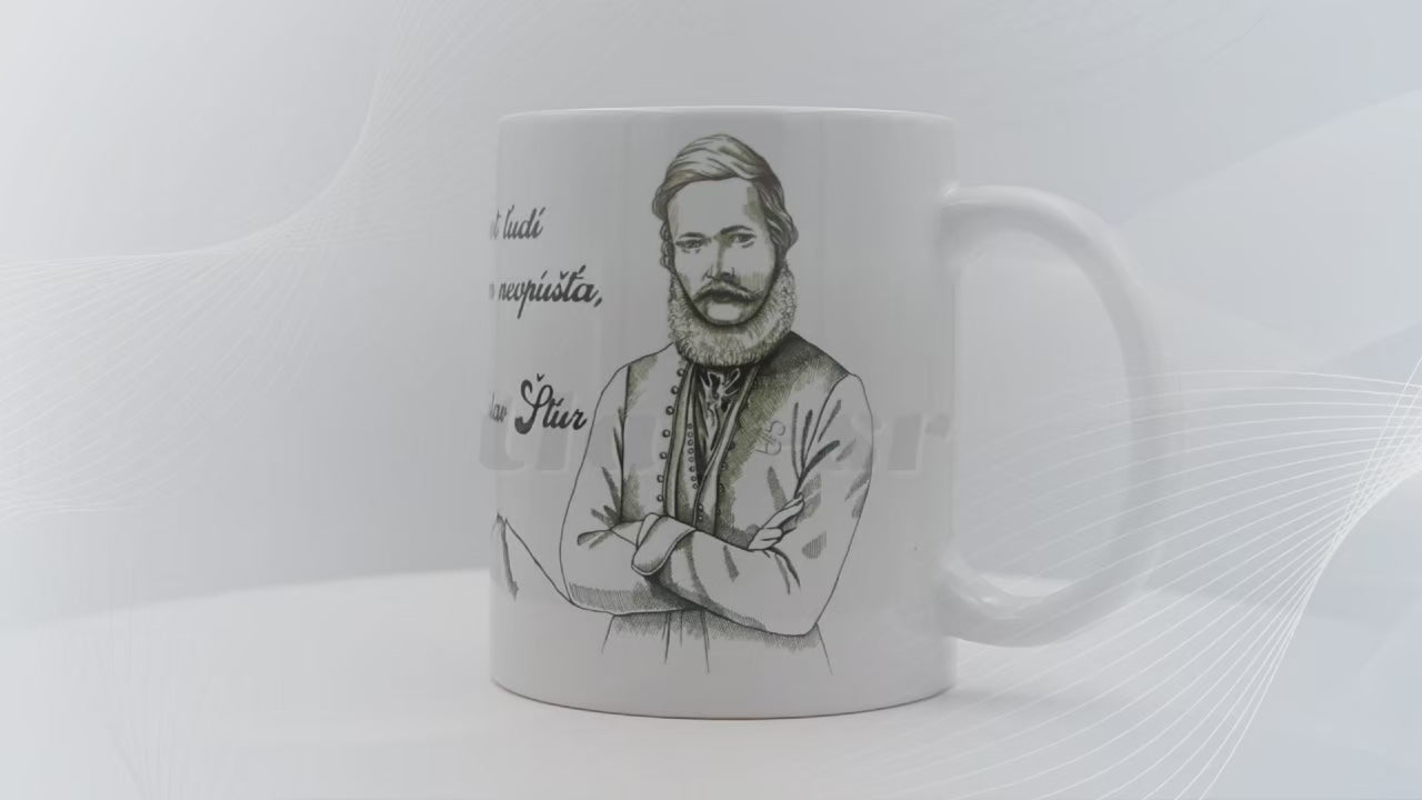 Keramický hrnček – Ľudovít Velislav Štúr – Pravda