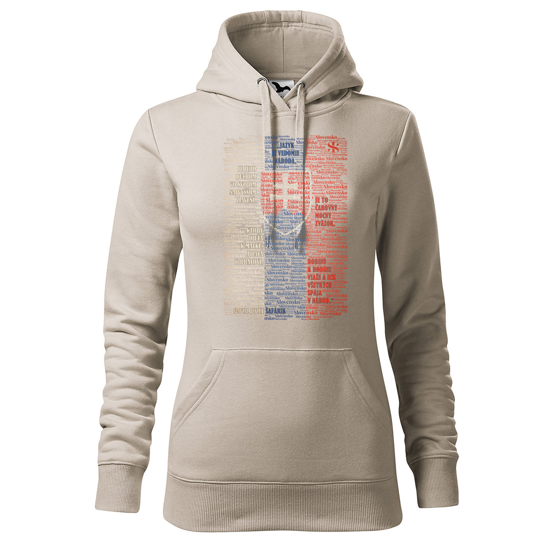 Dámska mikina – SLOVENSKÁ ZÁSTAVA – VEDOMIE NÁRODA