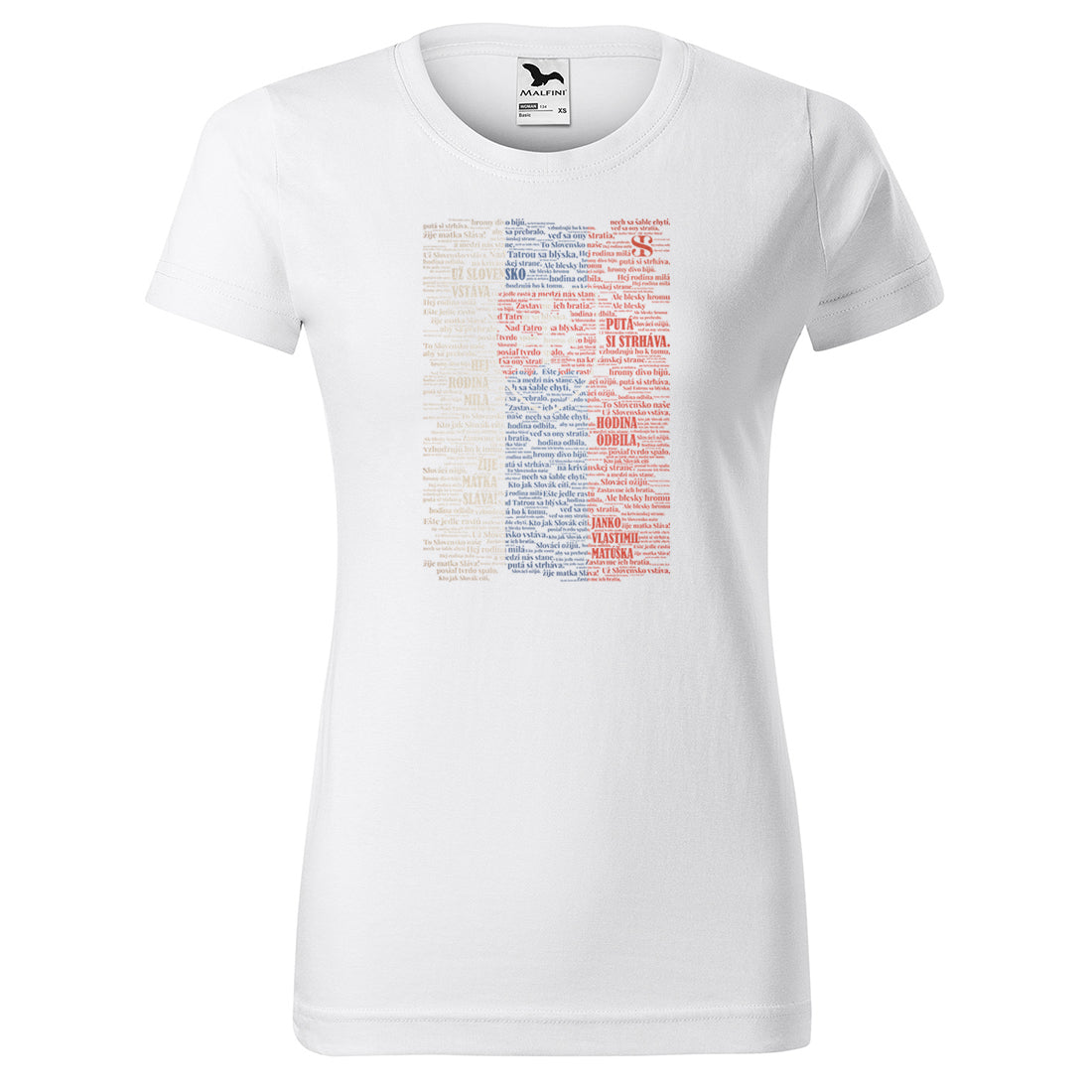 Dámske tričko – SLOVENSKÁ ZÁSTAVA – UŽ SLOVENSKO VSTÁVA