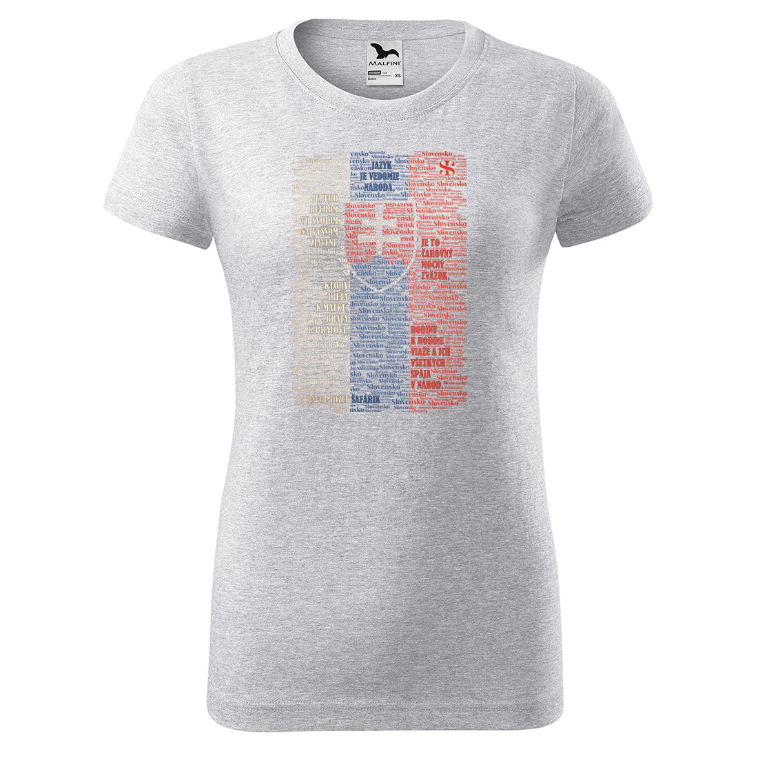 Dámske tričko – SLOVENSKÁ ZÁSTAVA – VEDOMIE NÁRODA