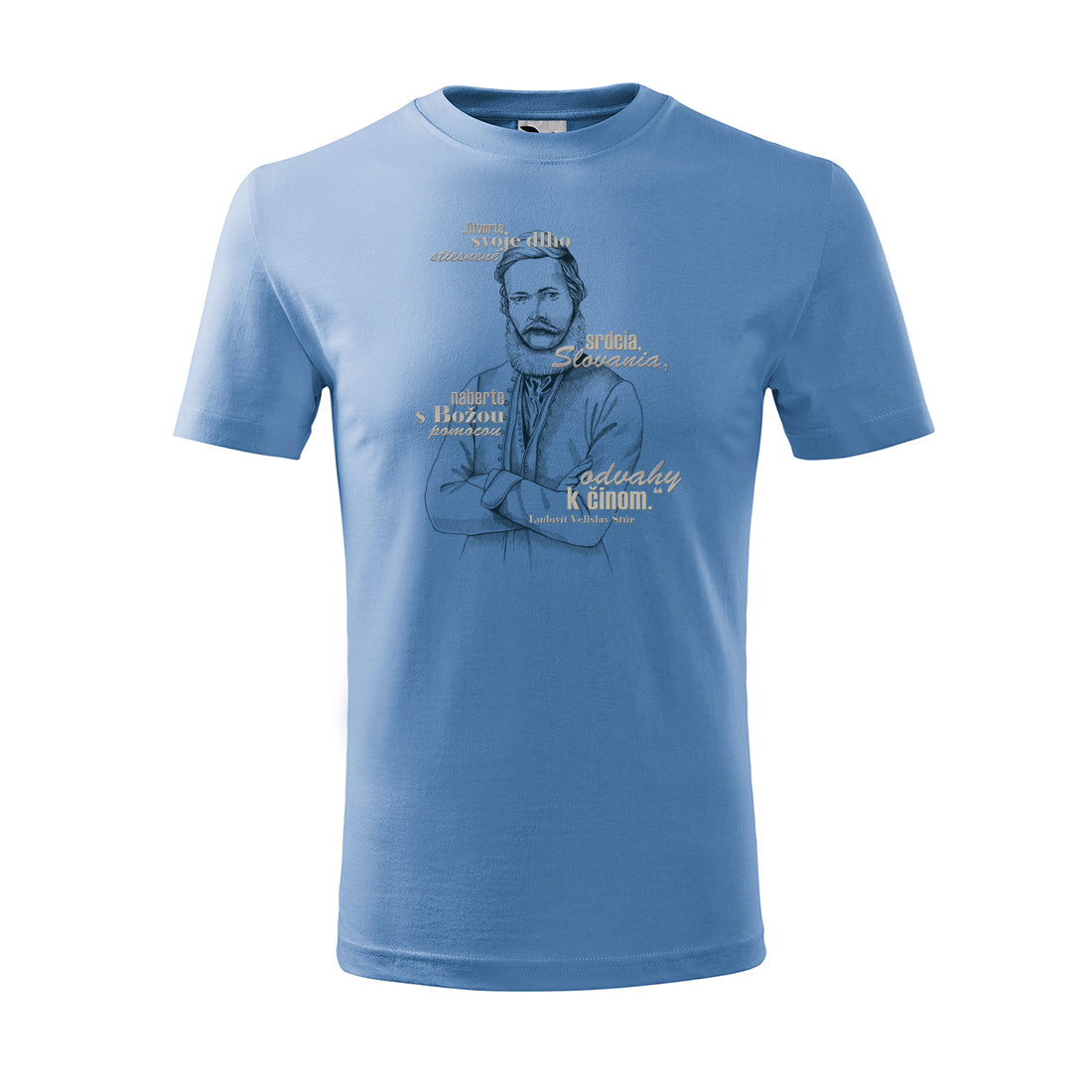 Detské tričko – Ľudovít Velislav Štúr – NABERTE ODVAHY K ČINOM