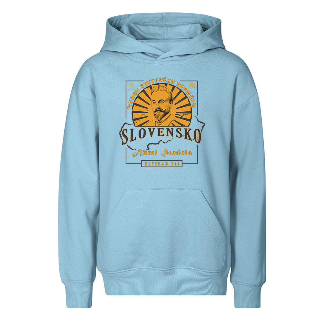 Detská mikina s kapucňou – Aurel Bohuslav Stodola
