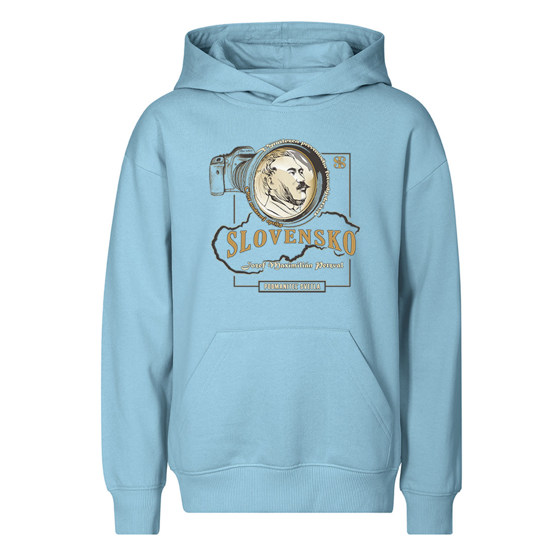 Detská mikina s kapucňou – Jozef Maximilián Petzval