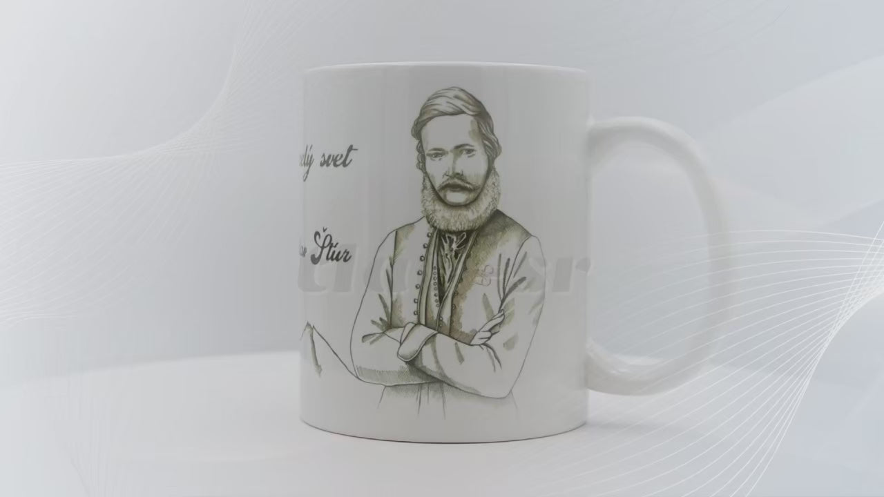 Keramický hrnček – Ľudovít Velislav Štúr – Celý svet