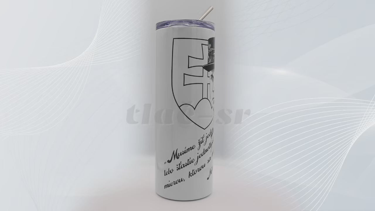 Termohrnček so slamkou – Milan Rastislav Štefánik – ŠŤASTIE